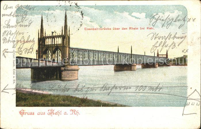 Kehl Rhein Eisenbahnbruecke