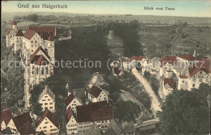 Haigerloch Blick vom Turm Feldpost
