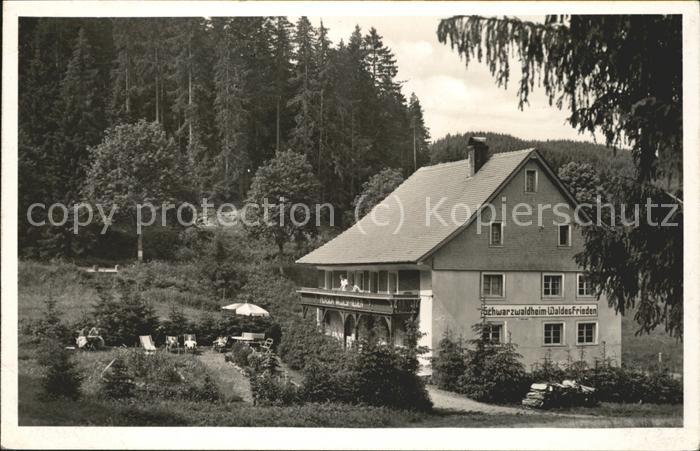 Lenzkirch Hochschwarzwald BW Haus Waldfrieden