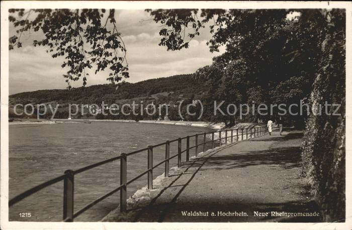 Waldshut Tiengen Rhein Neue Rheinpromenade