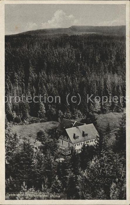 Weissenstadt Gaststaette Weissenhaider Muehle