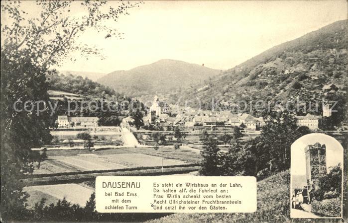 Dausenau schiefer Turm