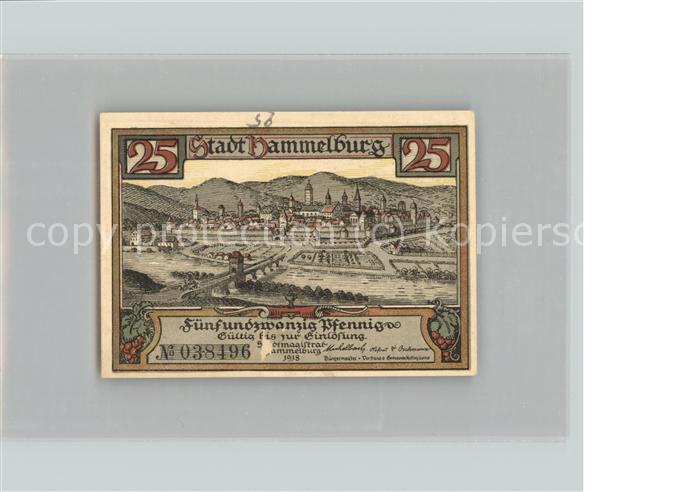 Hammelburg 25 Pfennig Schein