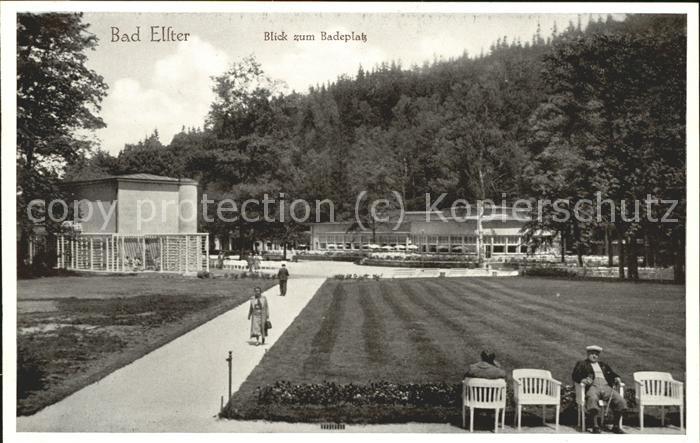 Schwimmen Bad Ellter Blick zum Badepark