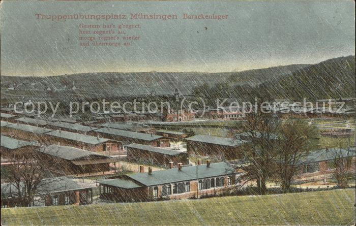Muensingen Truppenuebungsplatz Barackenlager