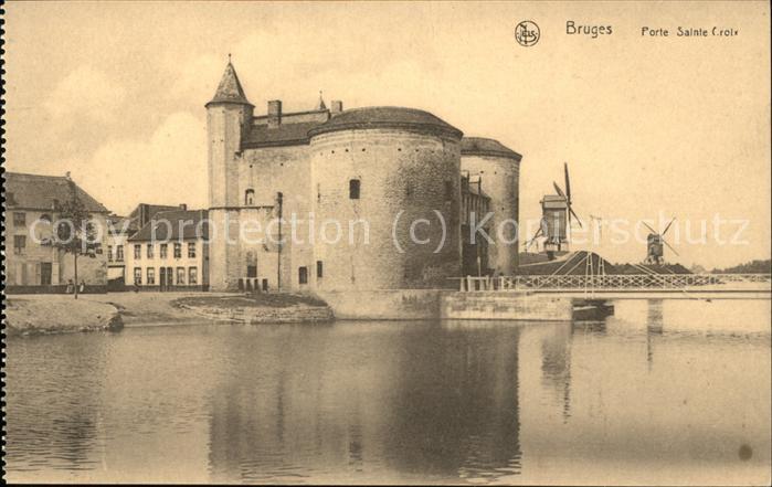 Bruges BRUGGE Belgie Porte Sainte Croix