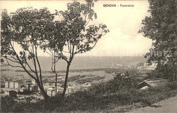 Genova Genua Liguria Panorama