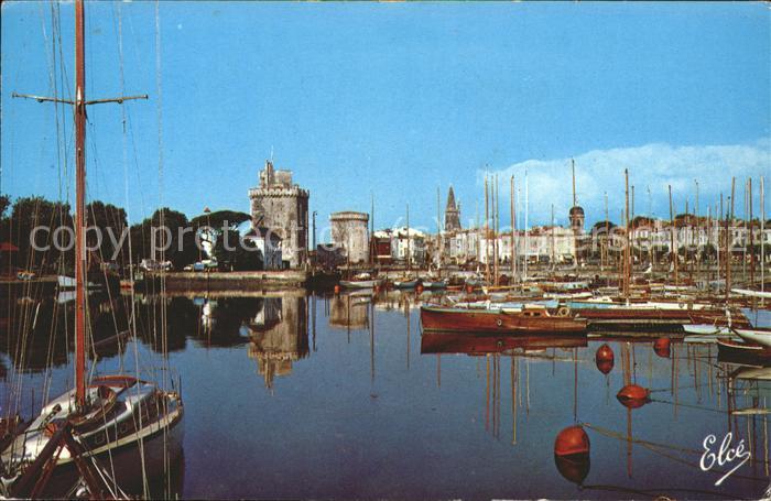La Rochelle Charente-Maritime Le Bassin des Yachts les tours de la Ch