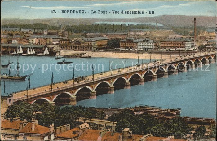 Bordeaux Le Pont Vue d_ensemble