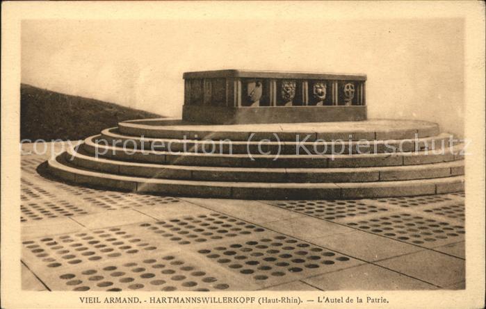 Hartmannswillerkopf Vieil Armand Autel de la Patrie