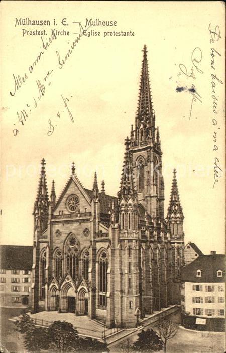 Muelhausen Elsass Protest Kirche