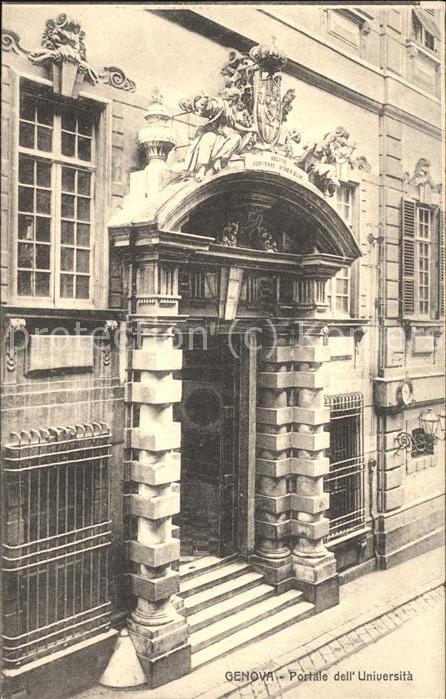 Genova Genua Liguria Portale dell Universita