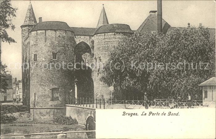 Bruges BRUGGE Belgie La Porte de Gand