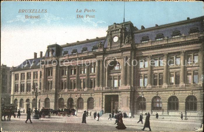 Bruxelles Bruessel La Poste Feldpost