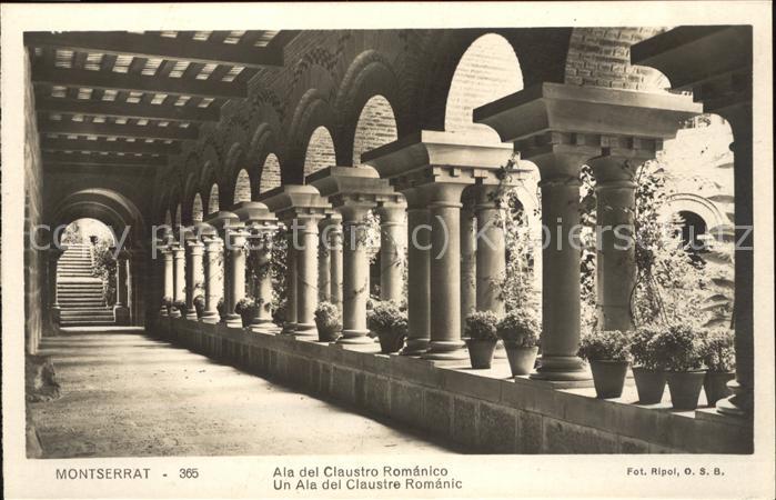 Montserrat Kloster Ala del Claustro Romanico
