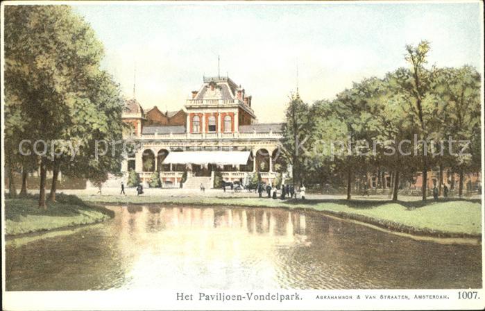 Amsterdam Niederlande Het Paviljoen Vondelpark