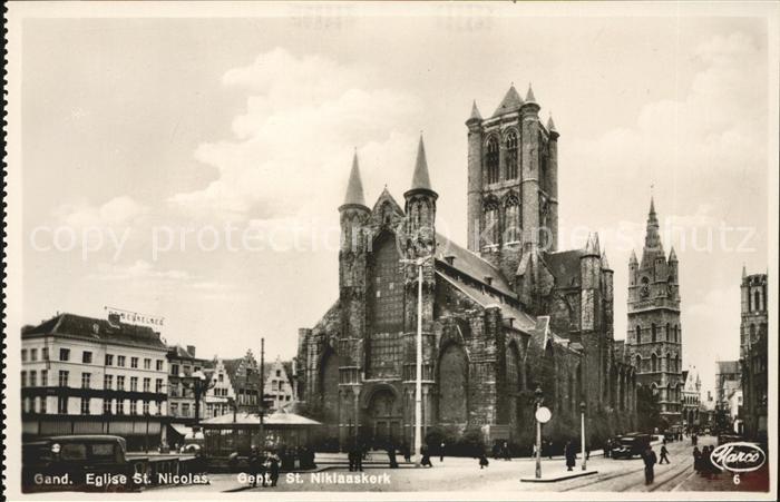 Gand Belgien Eglise St Nicolas