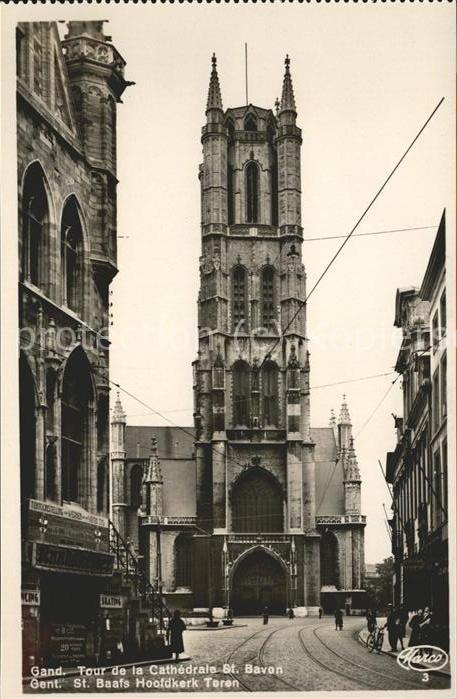 Gand Belgien Tour de la Cathedrale St Bavon