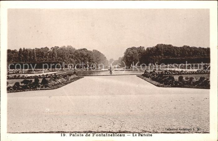 Fontainebleau Seine et Marne Palais Le Parterre