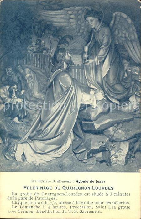 Lourdes Hautes Pyrenees Agonie de Jesus