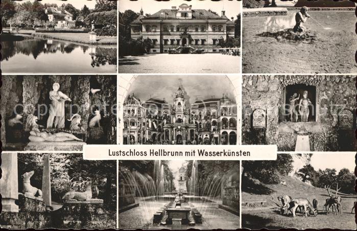 Hellbrunn Lustschloss Hellbrunn Teilansichten