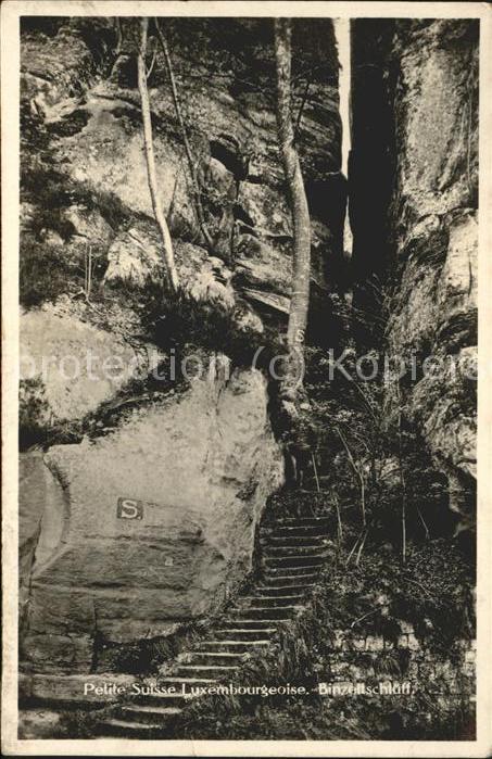 LUXEMBOURG  Luxemburg Petit Suisse Luxembourgoise Binzeltschlueff