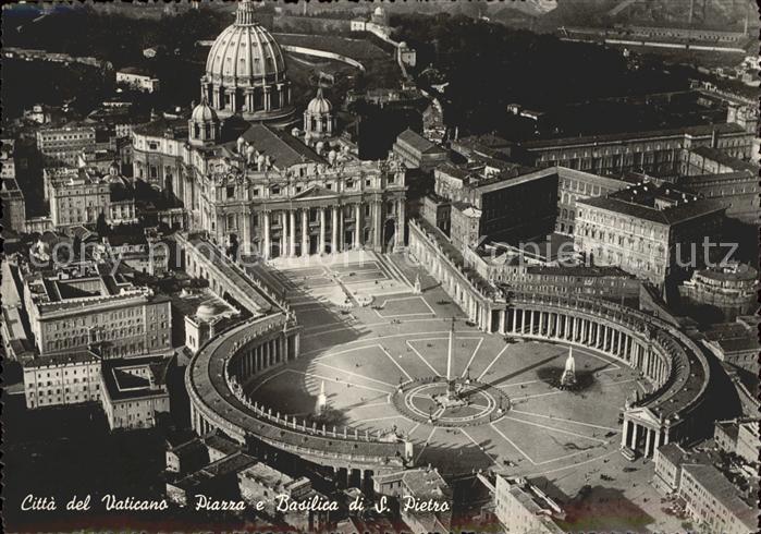Vatican Citta del Vaticano Piazza e Basilica di San Pietro