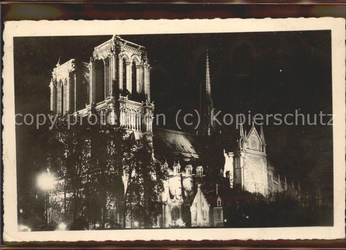 Paris Notre Dame illumines