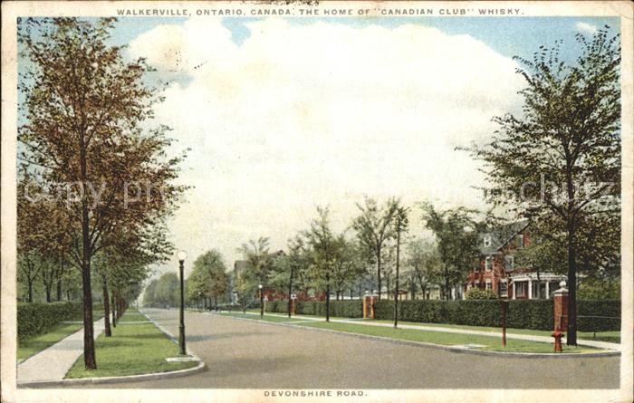 Ontario Canada Walkerville The Home of Canadian Club Whisky