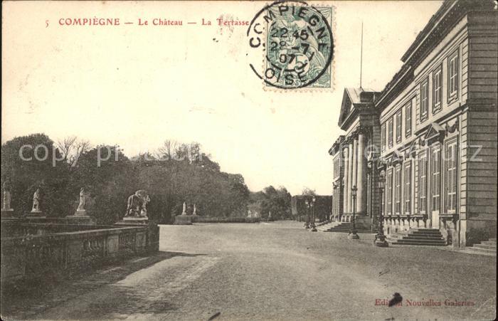 Compiegne Oise Le Chateau La Terrasse