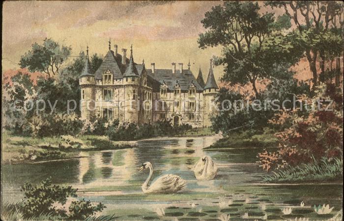 Chalon-sur-Saone Schloss Schwanenteich