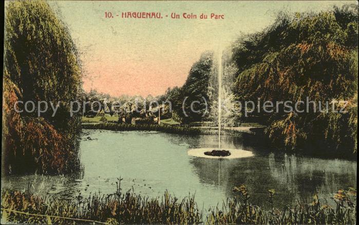 Haguenau Bas Rhin Un Coin du Parc