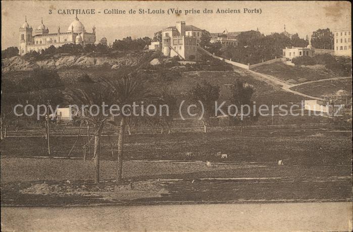 Carthage Karthago Colline de St Louis Vue prise des Ancie