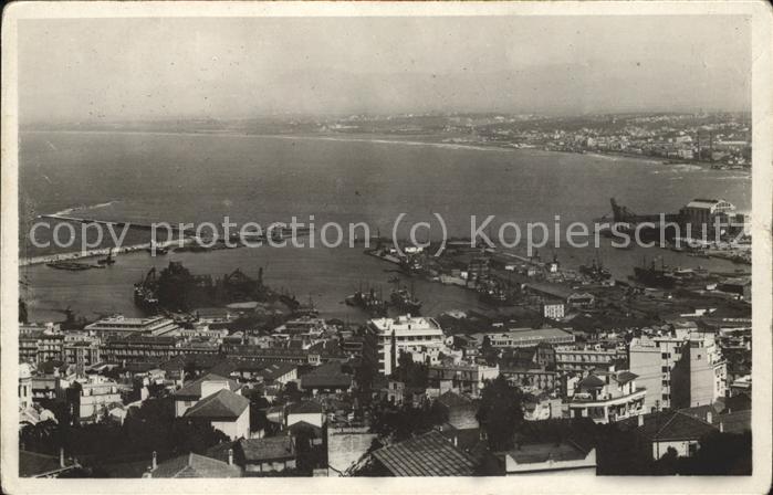 Alger Algerien Entree du Port de l'Agha et la Baie d_A