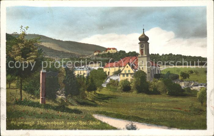 Thierenbach Haut Rhin Elsass Pelerinage avec Ste Anne