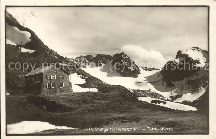 Stuttgarterhuette mit Trittkopf