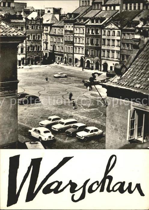 Warschau Masowien Marktplatz der Altstadt