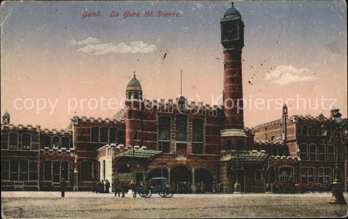 Gand Belgien La Gare St Pierre Feldpost