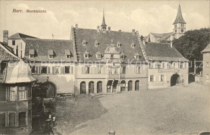 Barr Bas-Rhin Marktplatz