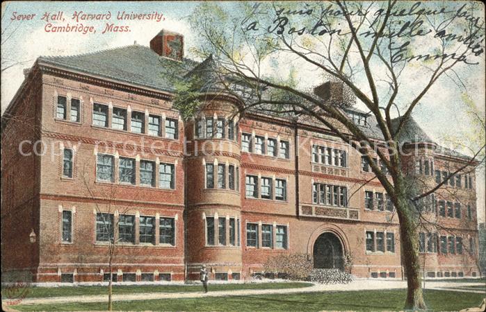 Cambridge Massachusetts Sever Hall Harvard University
