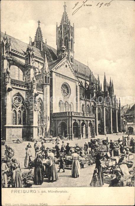 Freiburg Breisgau Muensterplatz
