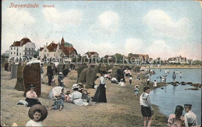 Travemuende Ostseebad Strandpartie