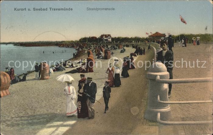 Travemuende Ostseebad Strandpromenade Feldpot