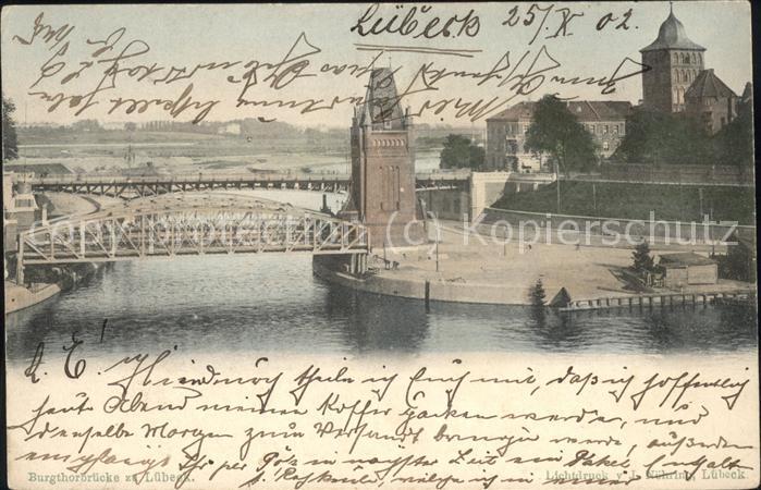 LueBECK  CITY Burgthorbruecke