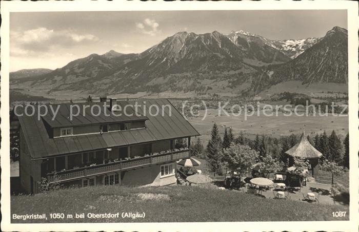 Oberstdorf Gaststaette Bergkristall