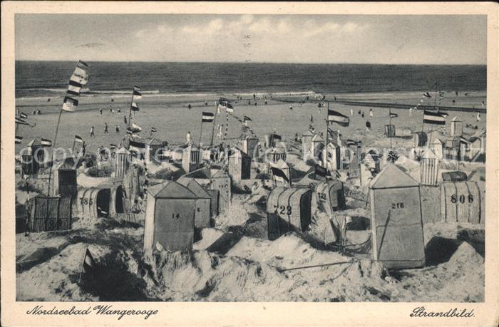 Wangerooge Nordseebad Strandpartie