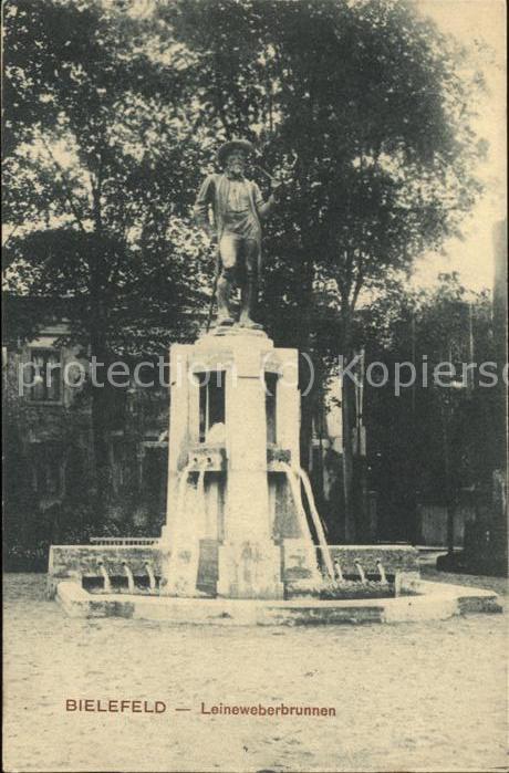 BIELEFELD  CITY Leineweberbrunnen