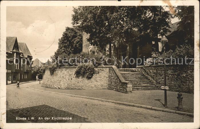 Buende Herford An der Kirchtreppe Feldpost
