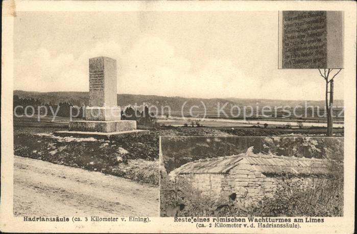 Eining Hadrianssaeule Roemerkastell Abusina