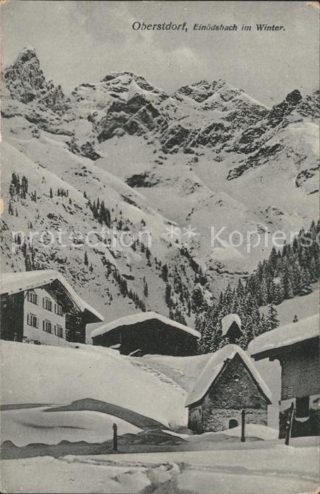 Oberstdorf Einoedsbach Winter